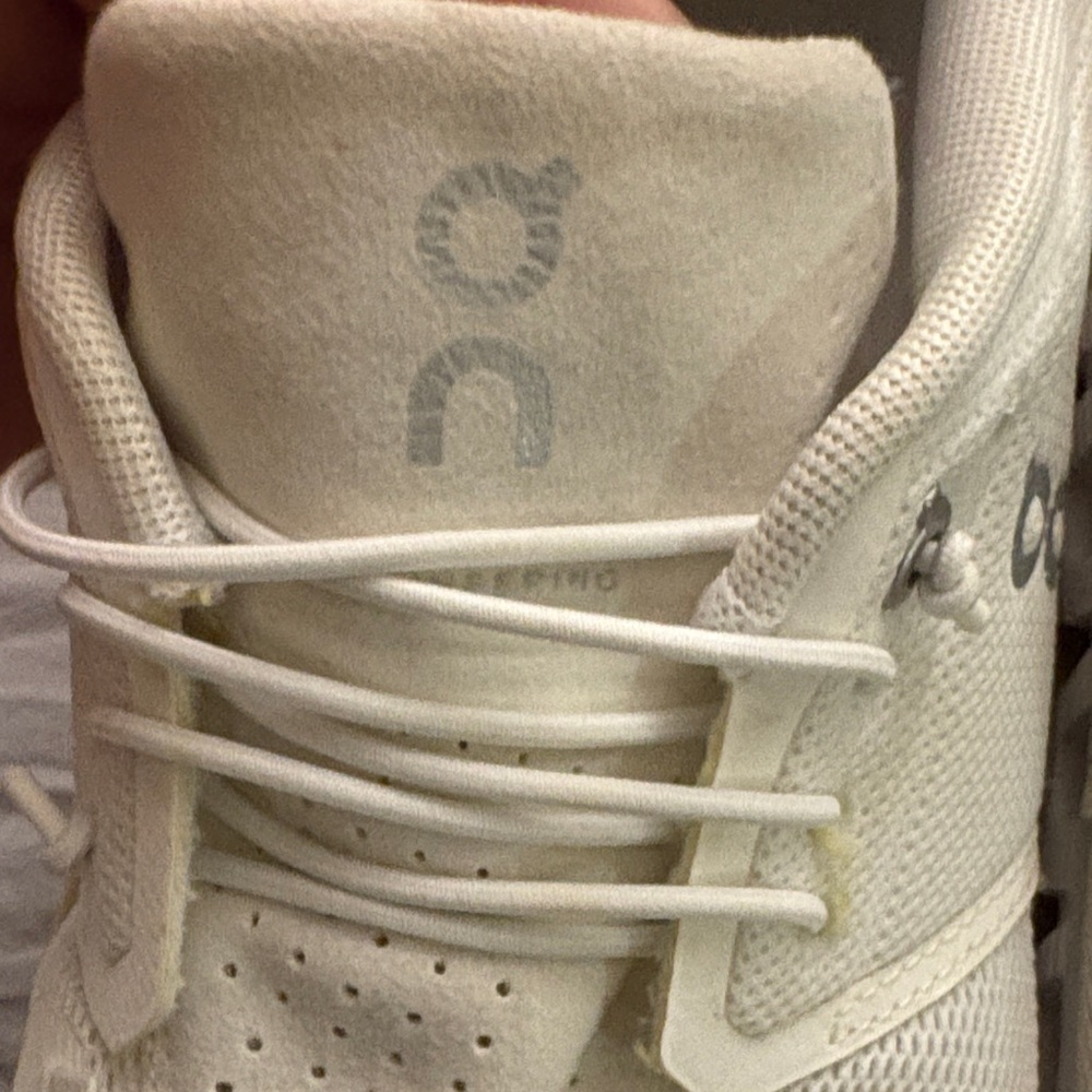 On Running Men's Sneakers in Cream/White - Picture 2 of 9